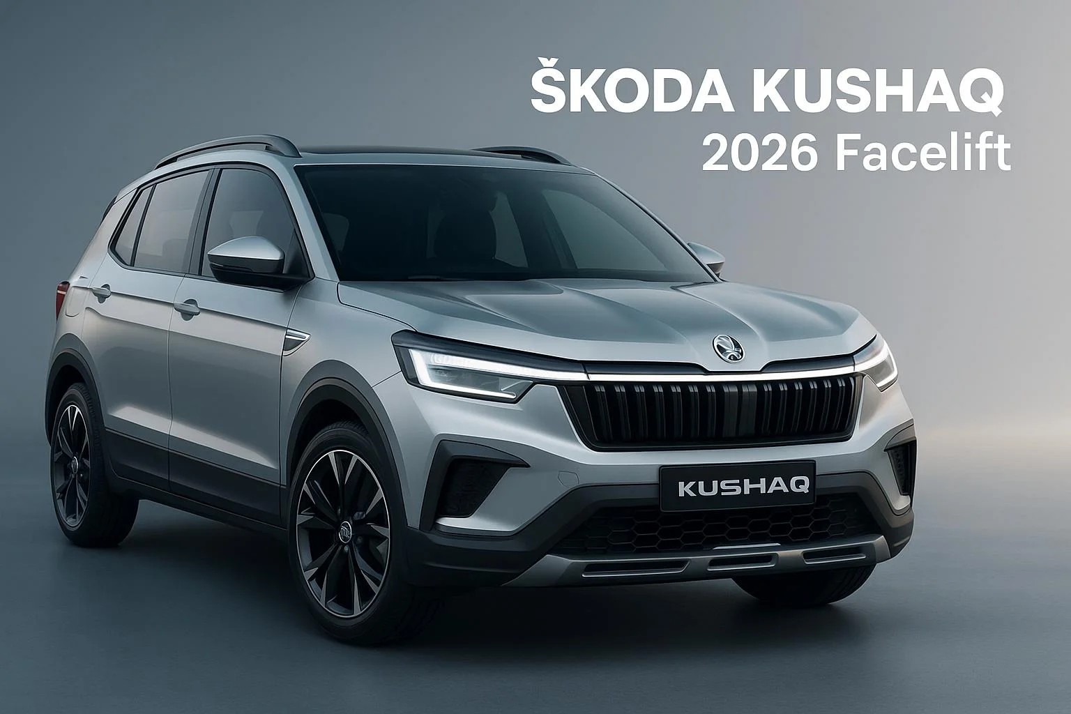 Skoda kushaq facelift spied
