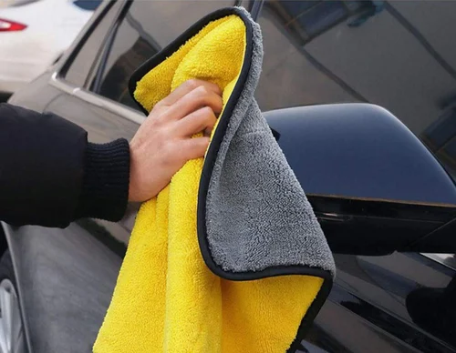 Microfiber car cleaning towel 500x500